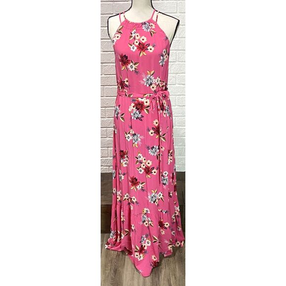 NWT Loft Zinnia Halter Maxi Dress size M - Picture 1 of 5